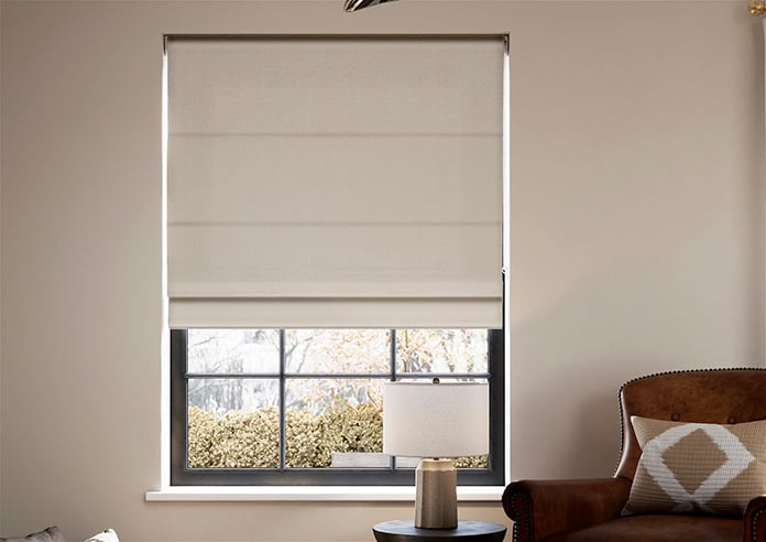 Geneva, Porcelain Mist - Twist&Fit Roman Blind - Image 3